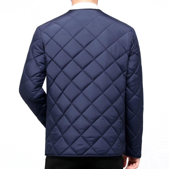 Men's Puffer Jacket, Quilted Short Padded Relaxed Fit