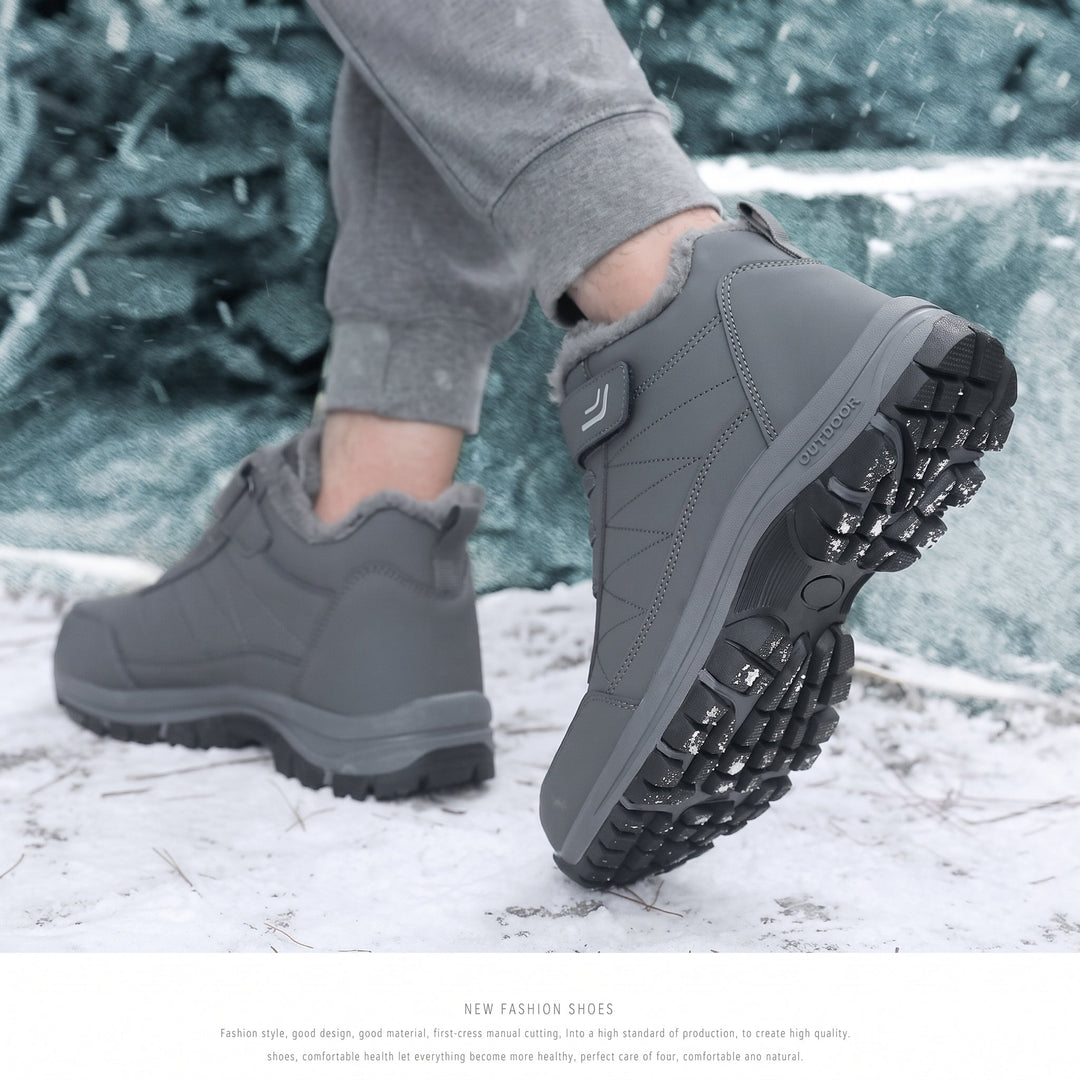 Men's Snow Comfortable Orthopedic Winter Boots, Ankle Fur Hiking