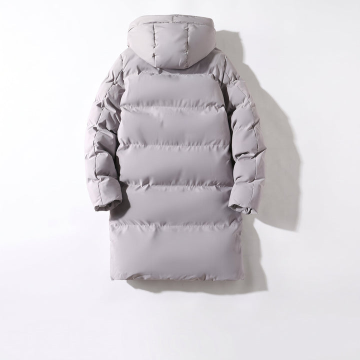 Men's Puffer Jacket, Long Hooded Padded Oversized Fit