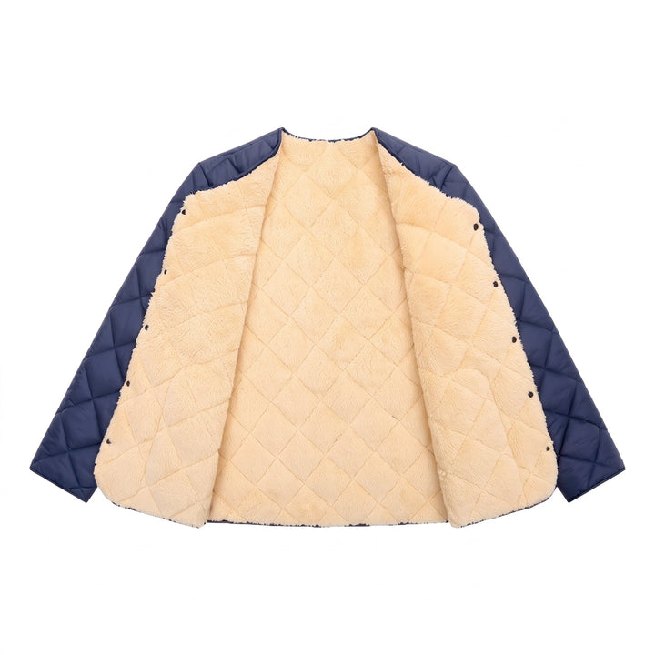 Men's Puffer Jacket, Quilted Short Padded Relaxed Fit