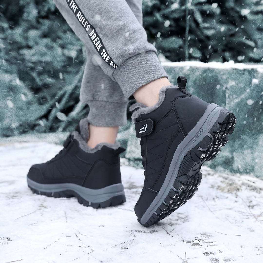 Men's Snow Comfortable Orthopedic Winter Boots, Ankle Fur Hiking