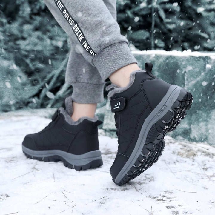 Men's Snow Comfortable Orthopedic Winter Boots, Ankle Fur Hiking