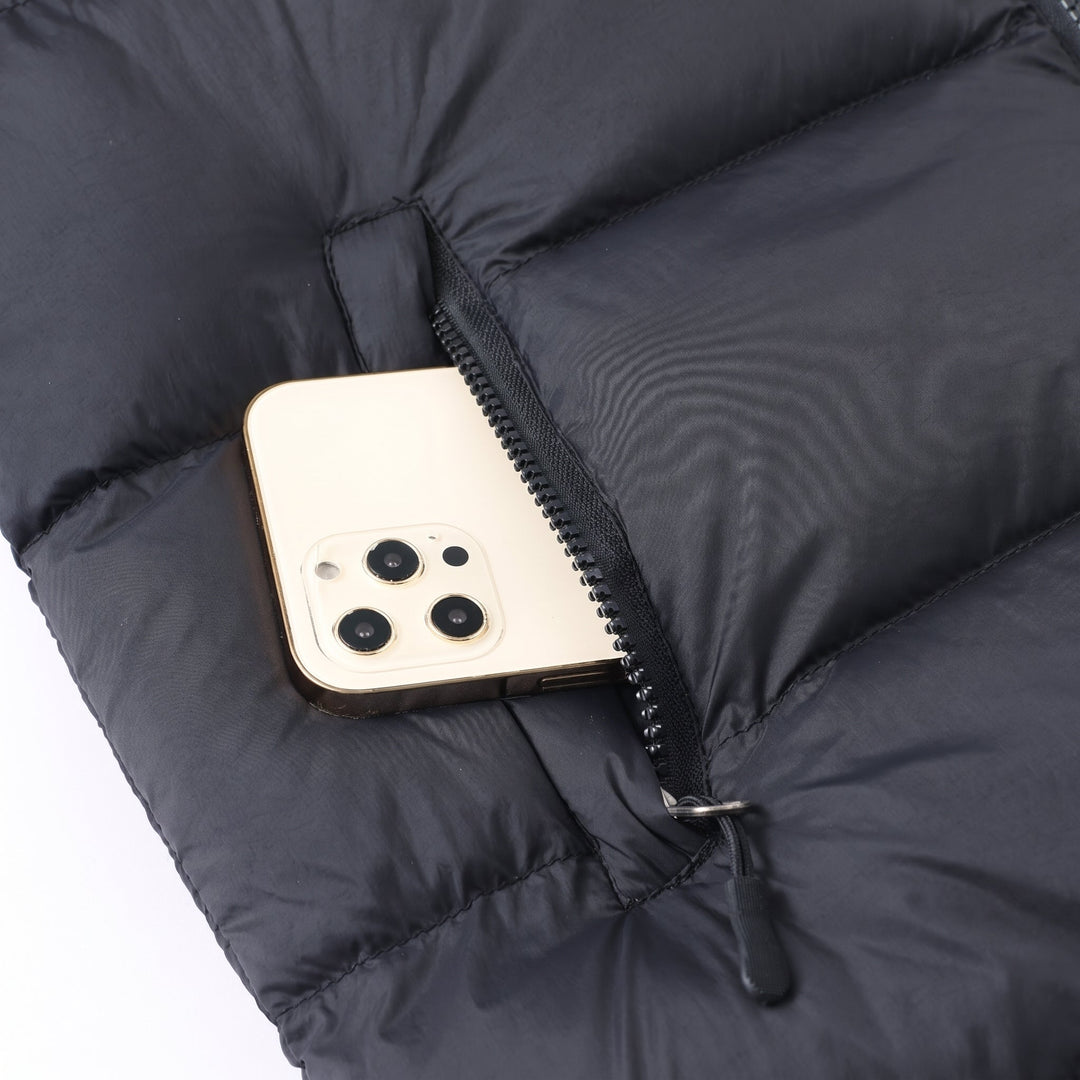 Men's Puffer Jacket, Lightweight Quilted Hooded Relaxed Fit