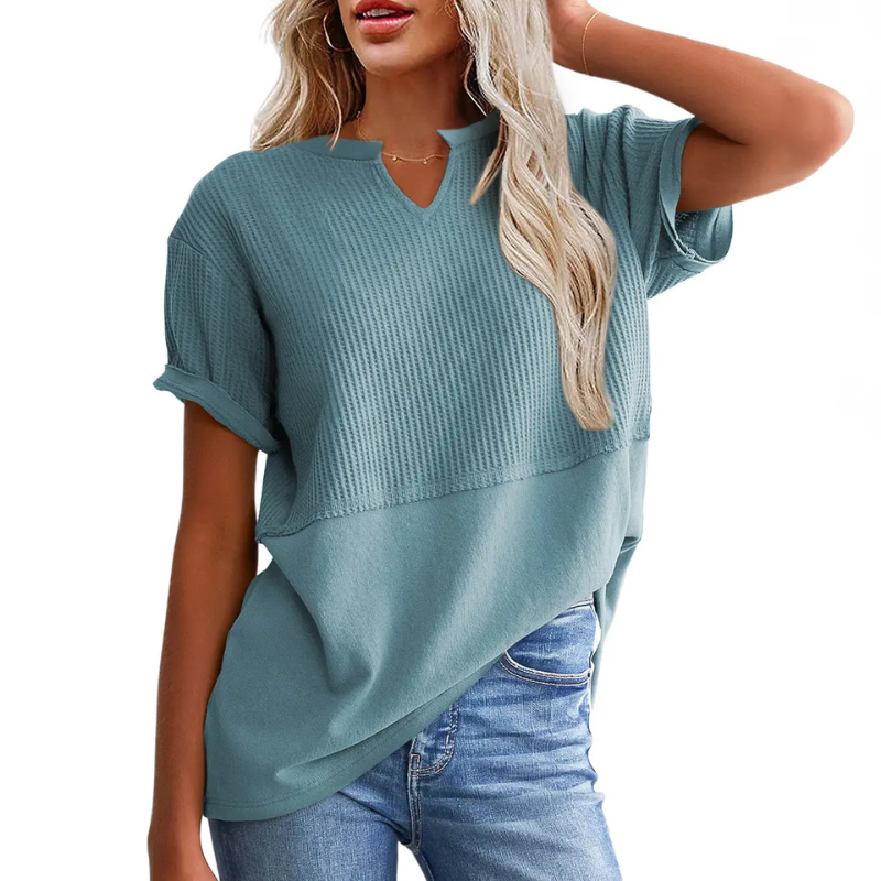 POPPY™ – Cozy V Neck Everyday Knit Top