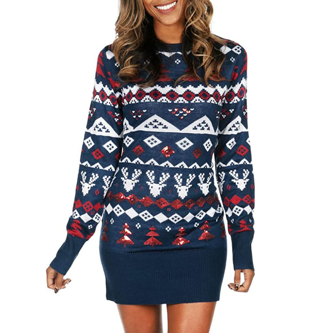 Navy Sweater Dress