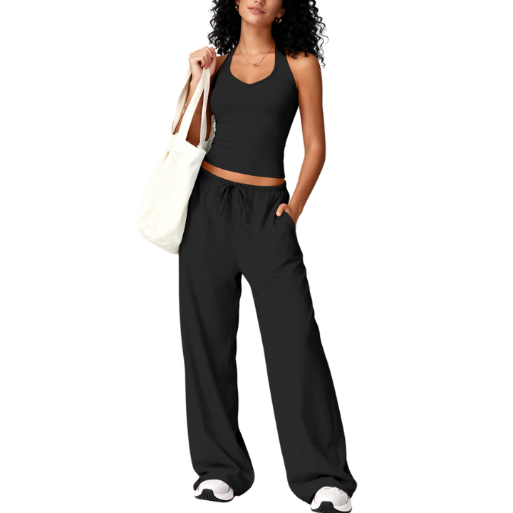 ELLIANA™ – Sporty Two Piece Gym Workout Set