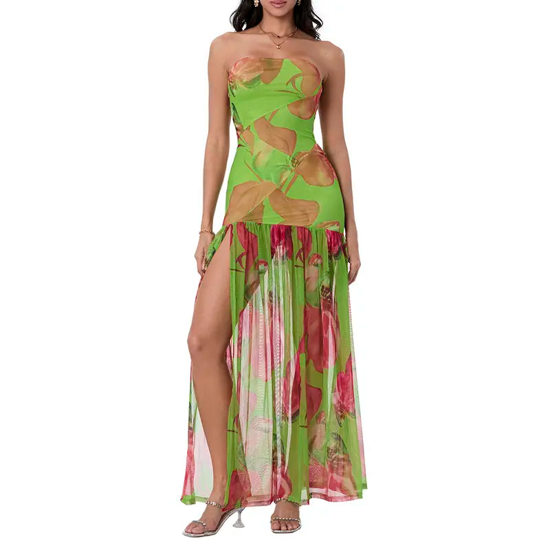 ANASTACIA™ – Elegant Tube High Slit Maxi Party Dress