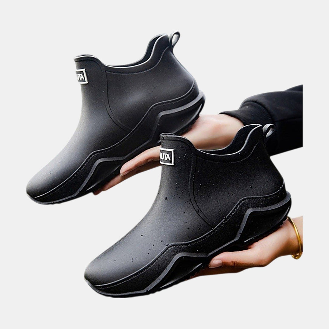Women's Waterproof Chelsea Rain Boots, Chunky Platform