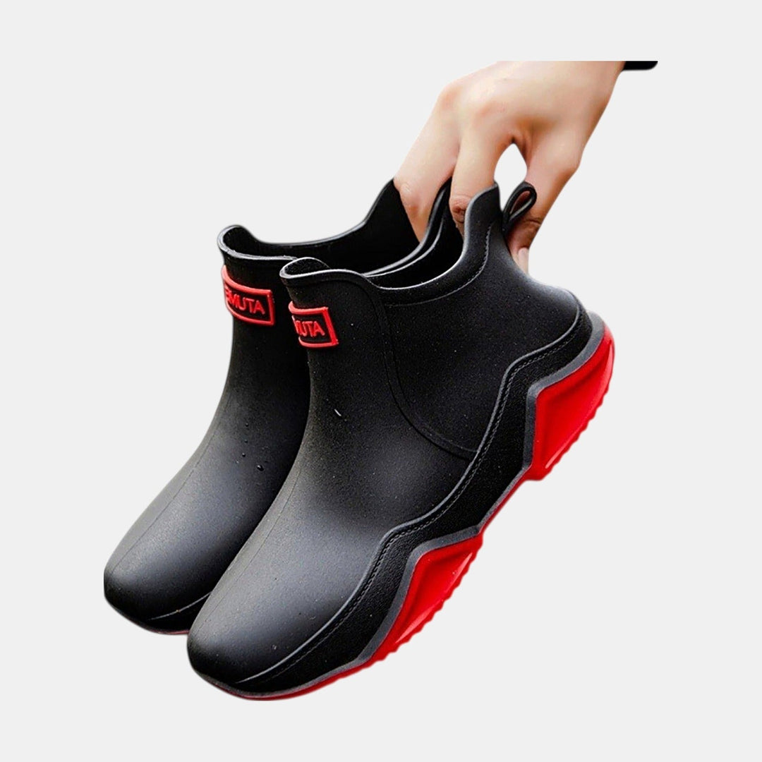 Women's Waterproof Chelsea Rain Boots, Chunky Platform