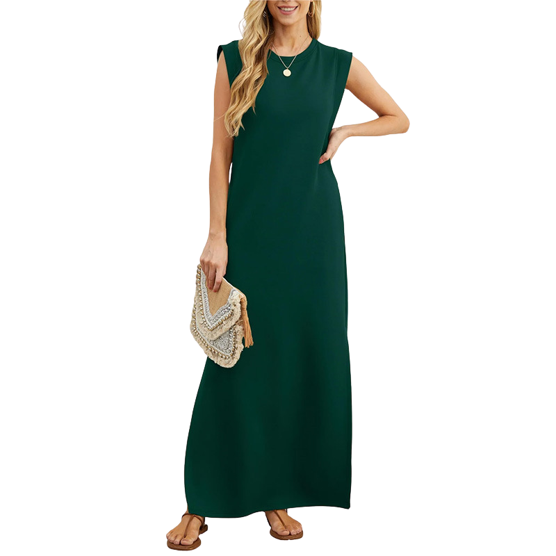 RIANE™ – Classic Loose Sleeveless Beach Maxi Dress