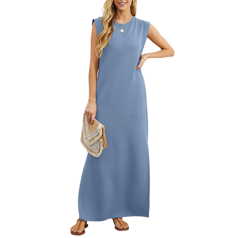 RIANE™ – Classic Loose Sleeveless Beach Maxi Dress