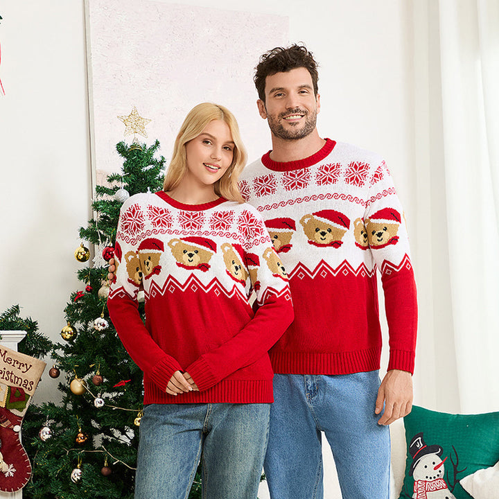 Matching Christmas Sweater in red
