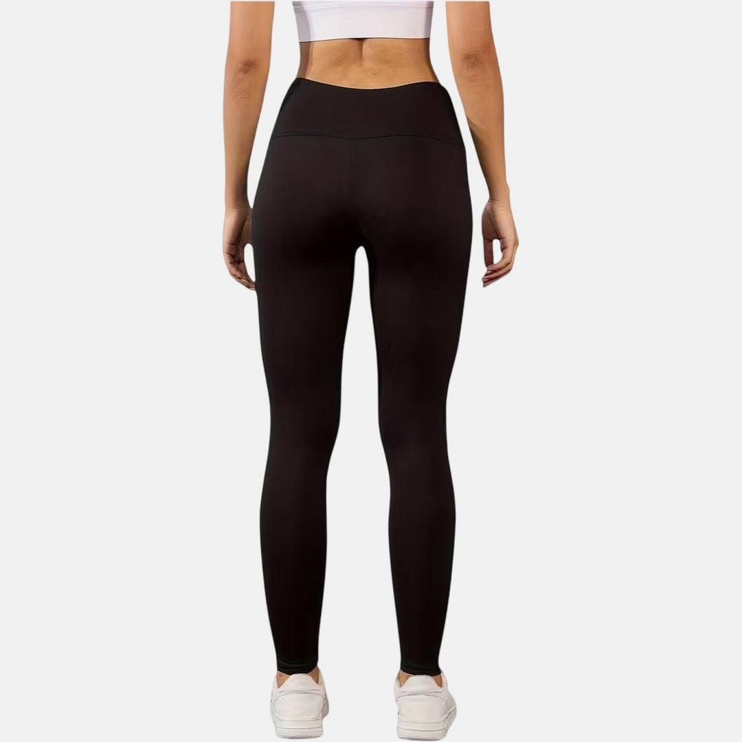 Women's Fleece Lined Leggings, High Rise Thermal Winter