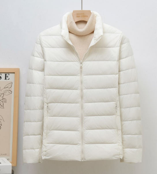 NEVE | Women's Lightweight Packable Cropped Down Puffer Jacket