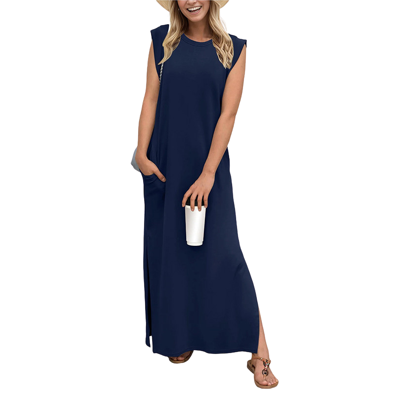 RIANE™ – Classic Loose Sleeveless Beach Maxi Dress