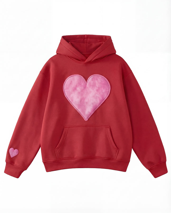 CANDACE™ – Oversized Heart Design Pullover