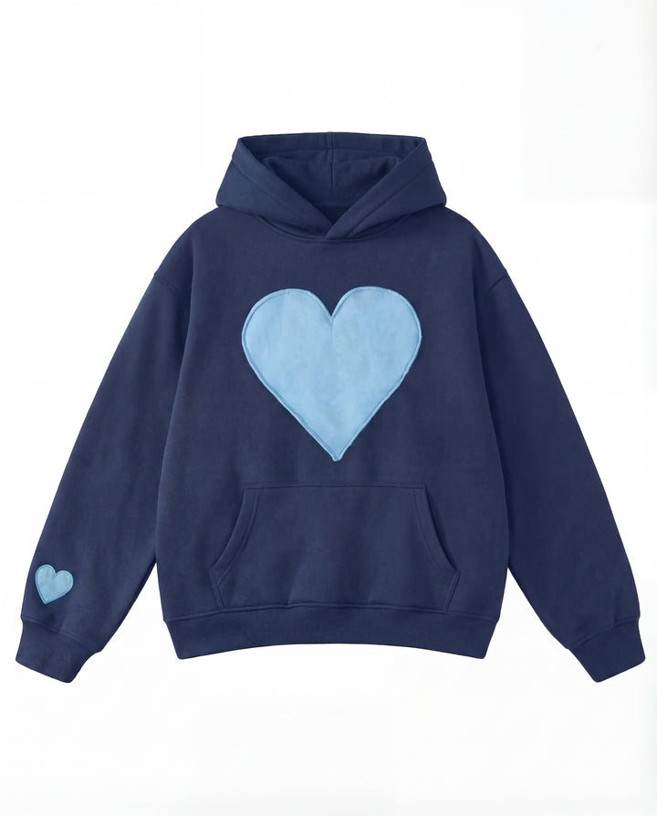 CANDACE™ – Oversized Heart Design Pullover
