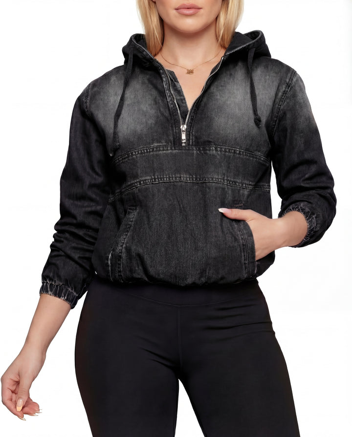 MILDRED™ – Casual Half Zip Hoodie Pullover Jacket