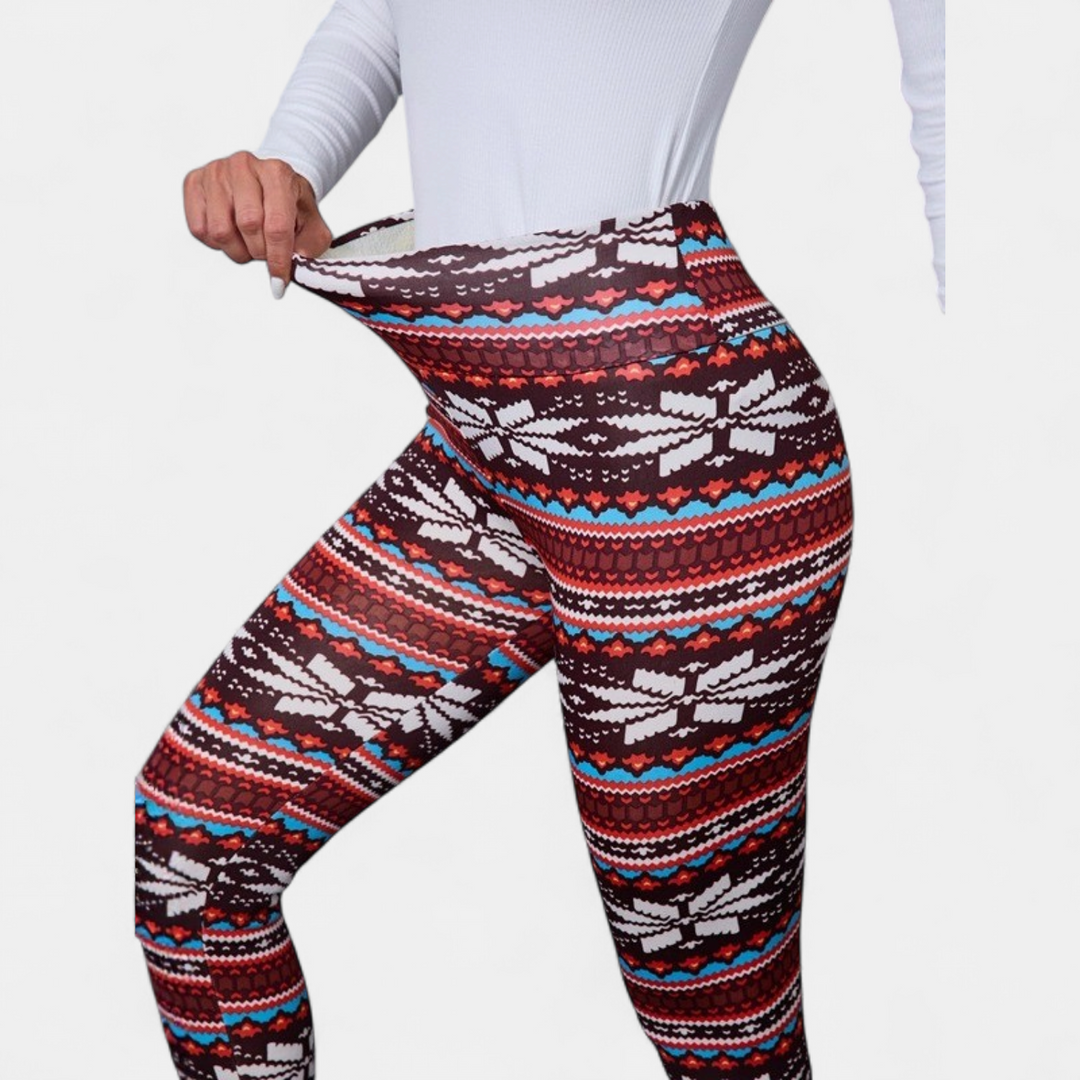 Burgundy Reindeer Fair Isle