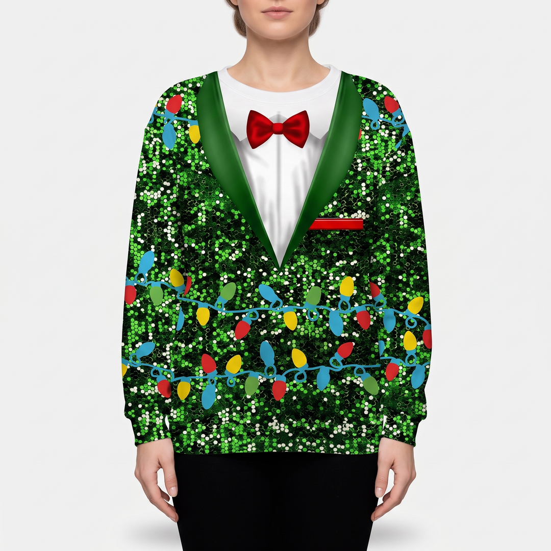 Green Sequin Tuxedo Lights