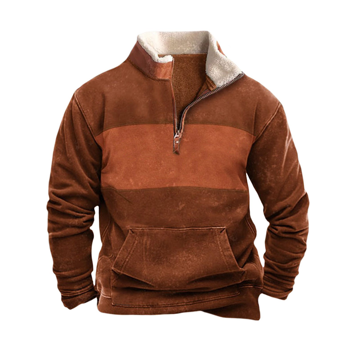 Rust Colorblock Stripe