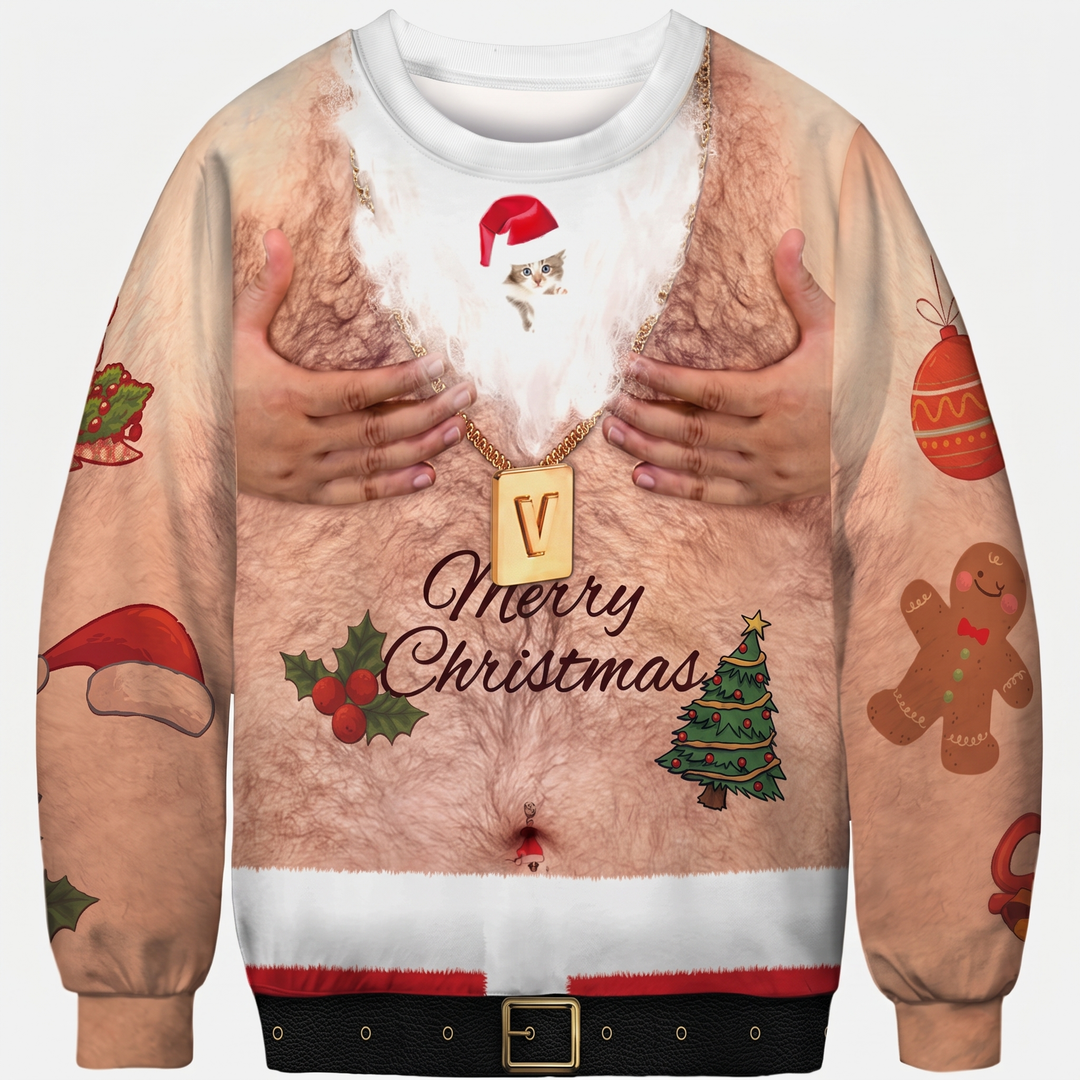 Tan Fuzzy Print