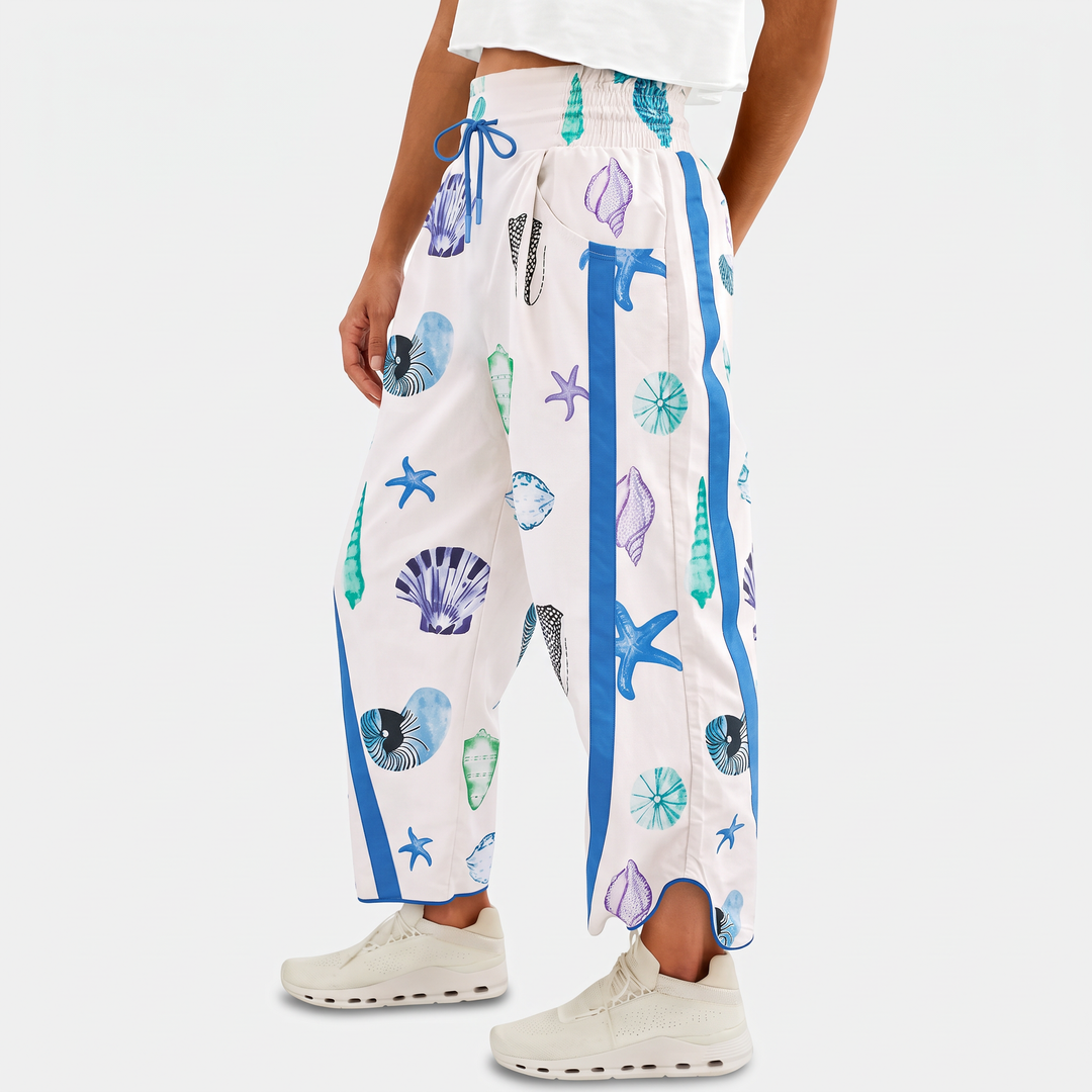 White Seashell Print