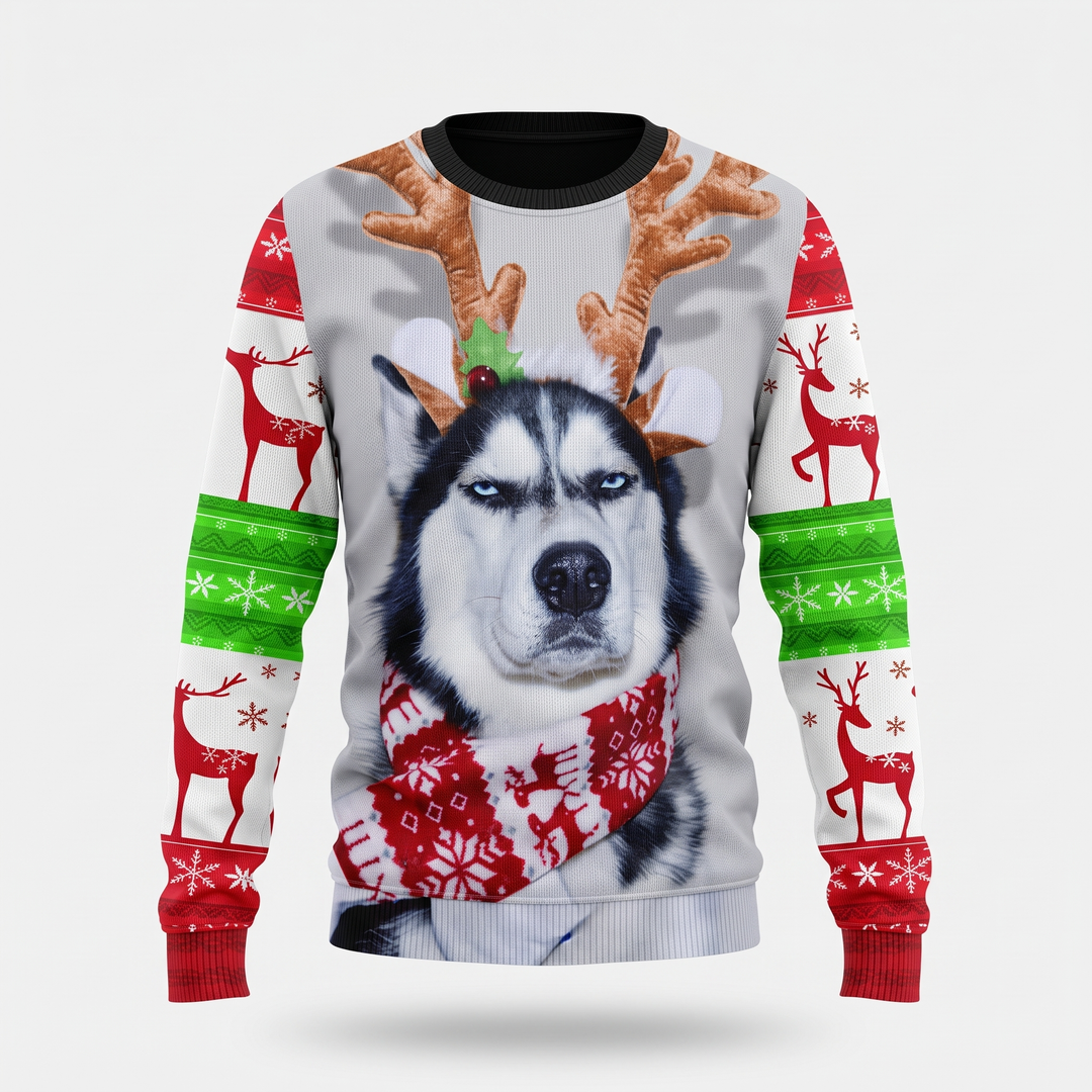 Gray Blue Husky