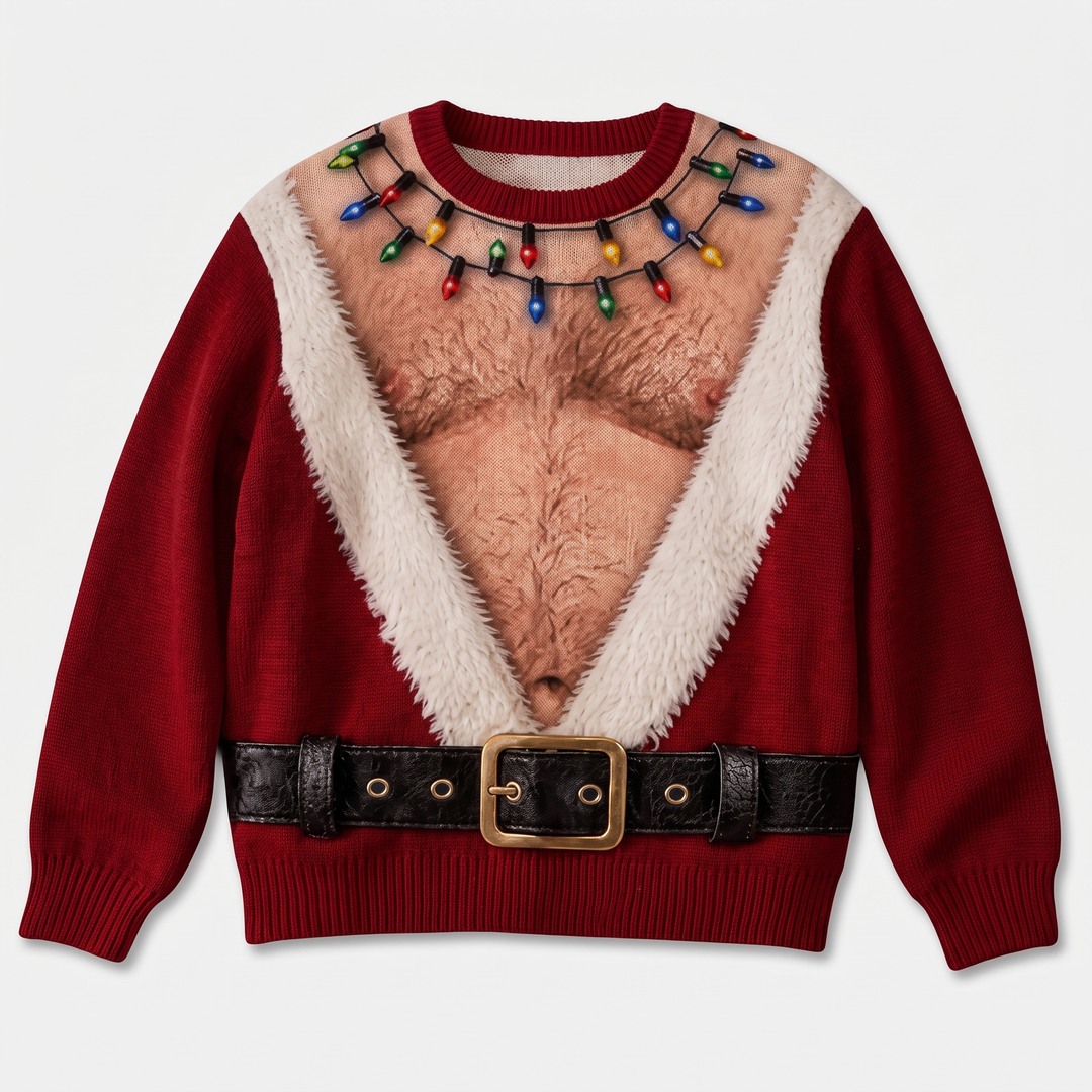 Burgundy Knit Fur