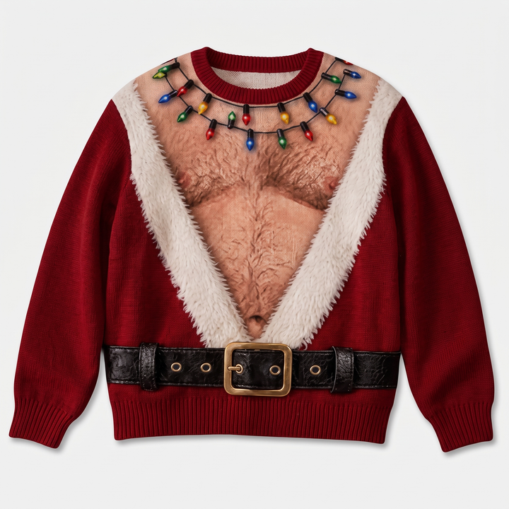 Burgundy Knit Fur