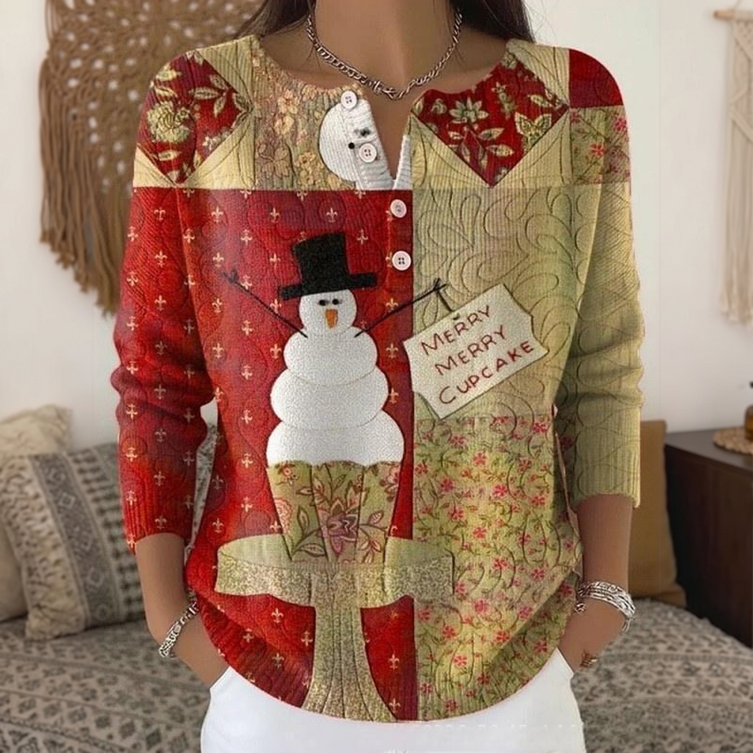 Red Gold Patchwork