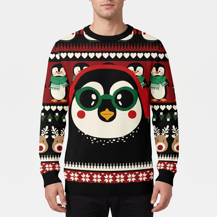 Black Penguin Knit