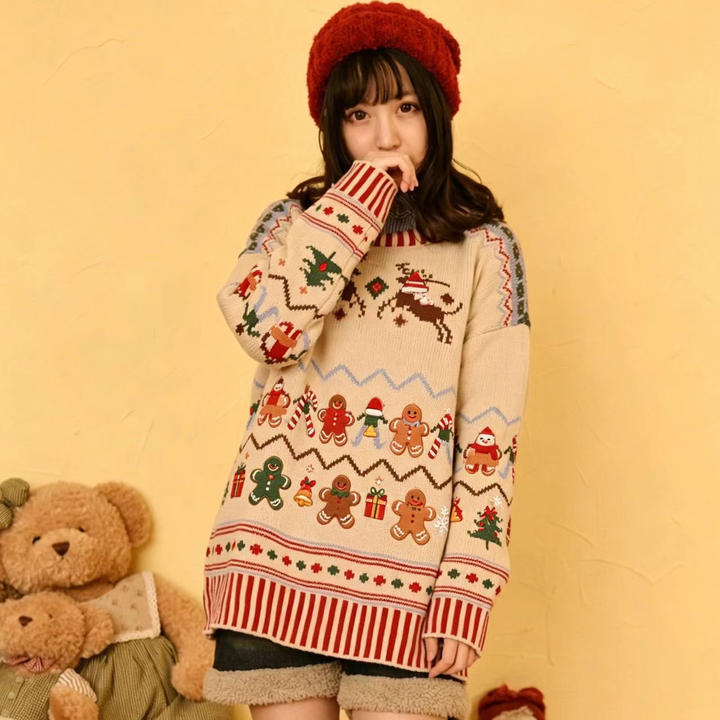 Cream Gingerbread Print