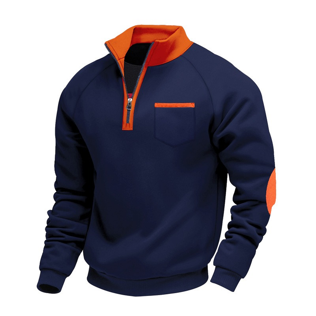 Navy Orange Contrast