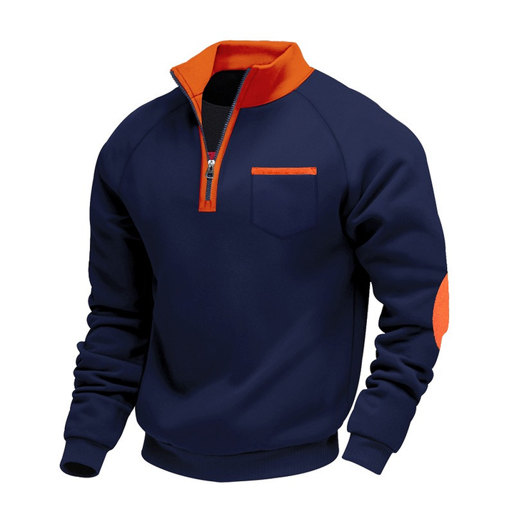 Navy Orange Contrast
