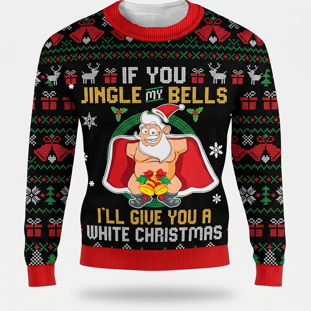 Black Jingle Bells Santa