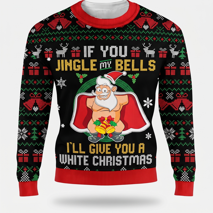 Black Jingle Bells Santa