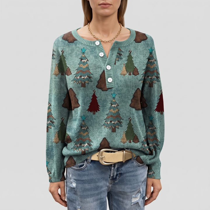 Teal Ornament Trees
