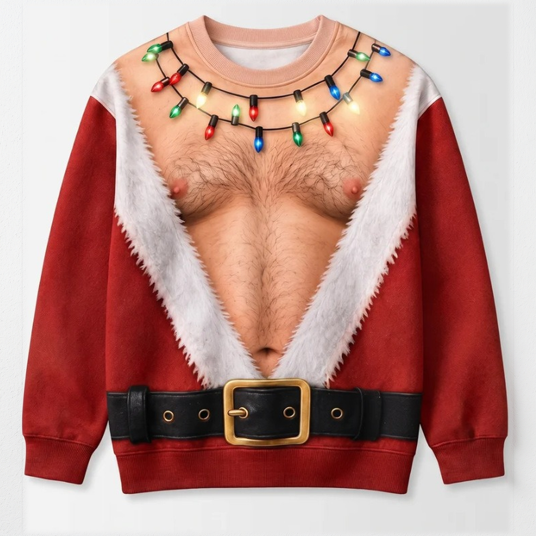 Red Lights Hairy Chest