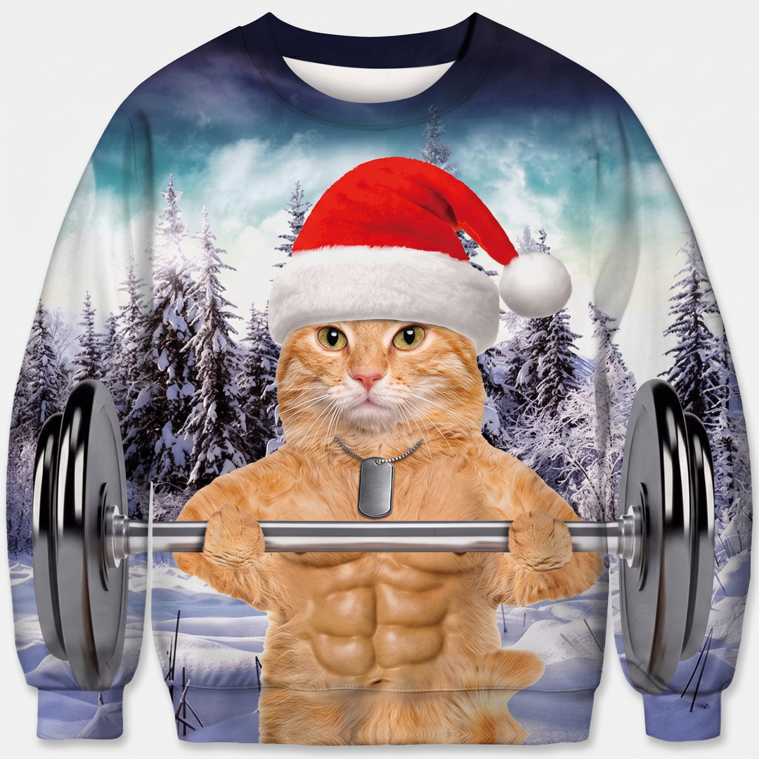 Blue Dumbbell Cat