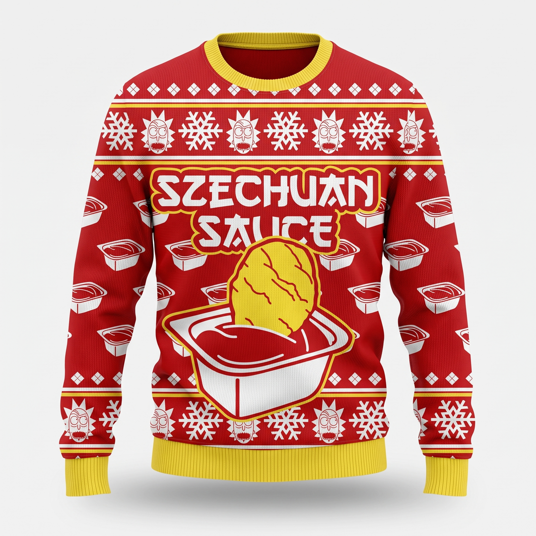 Red Szechuan Print