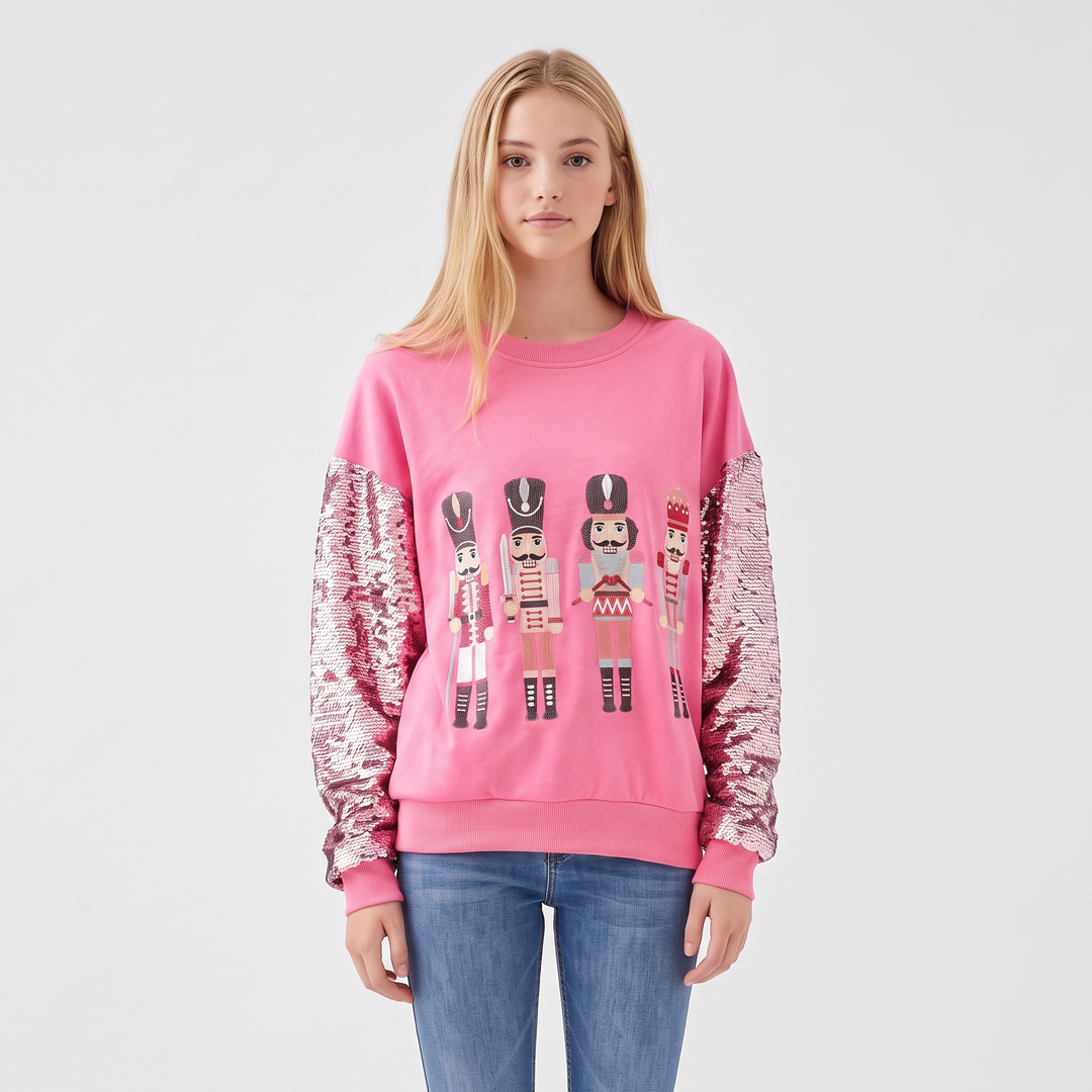 Hot Pink Nutcracker Print