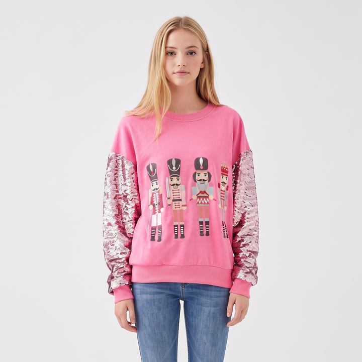 Hot Pink Nutcracker Print
