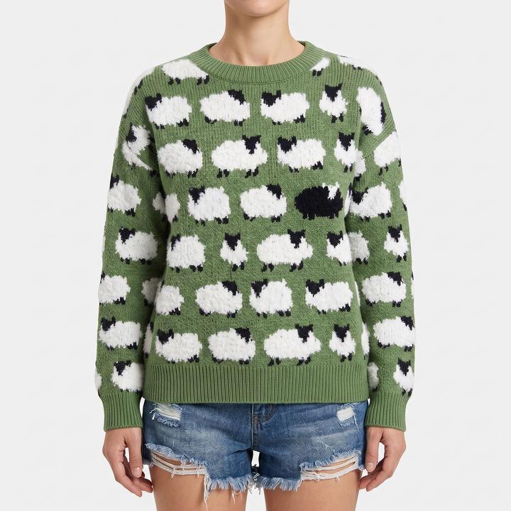 Sage Sheep Knit