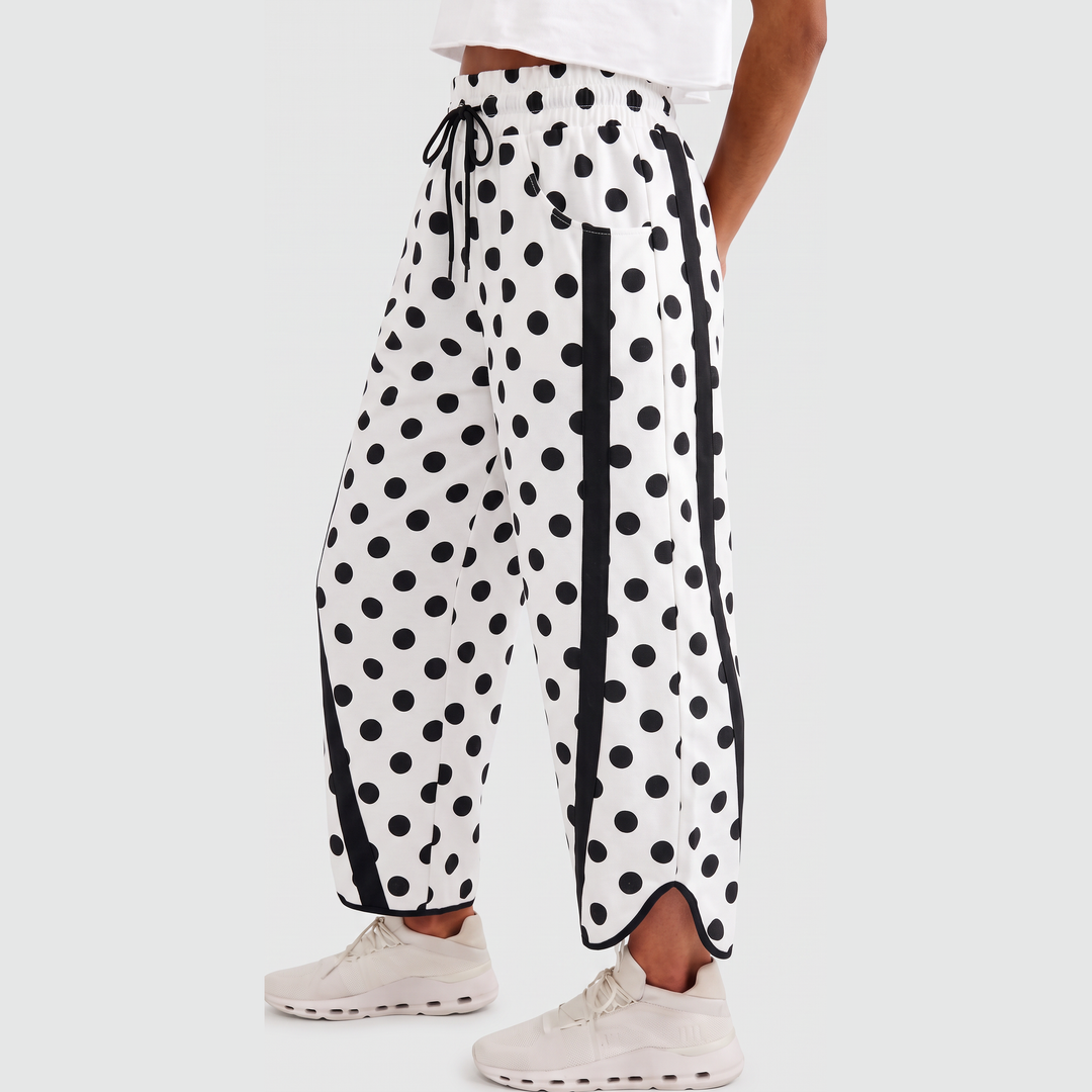 White Polka Dot