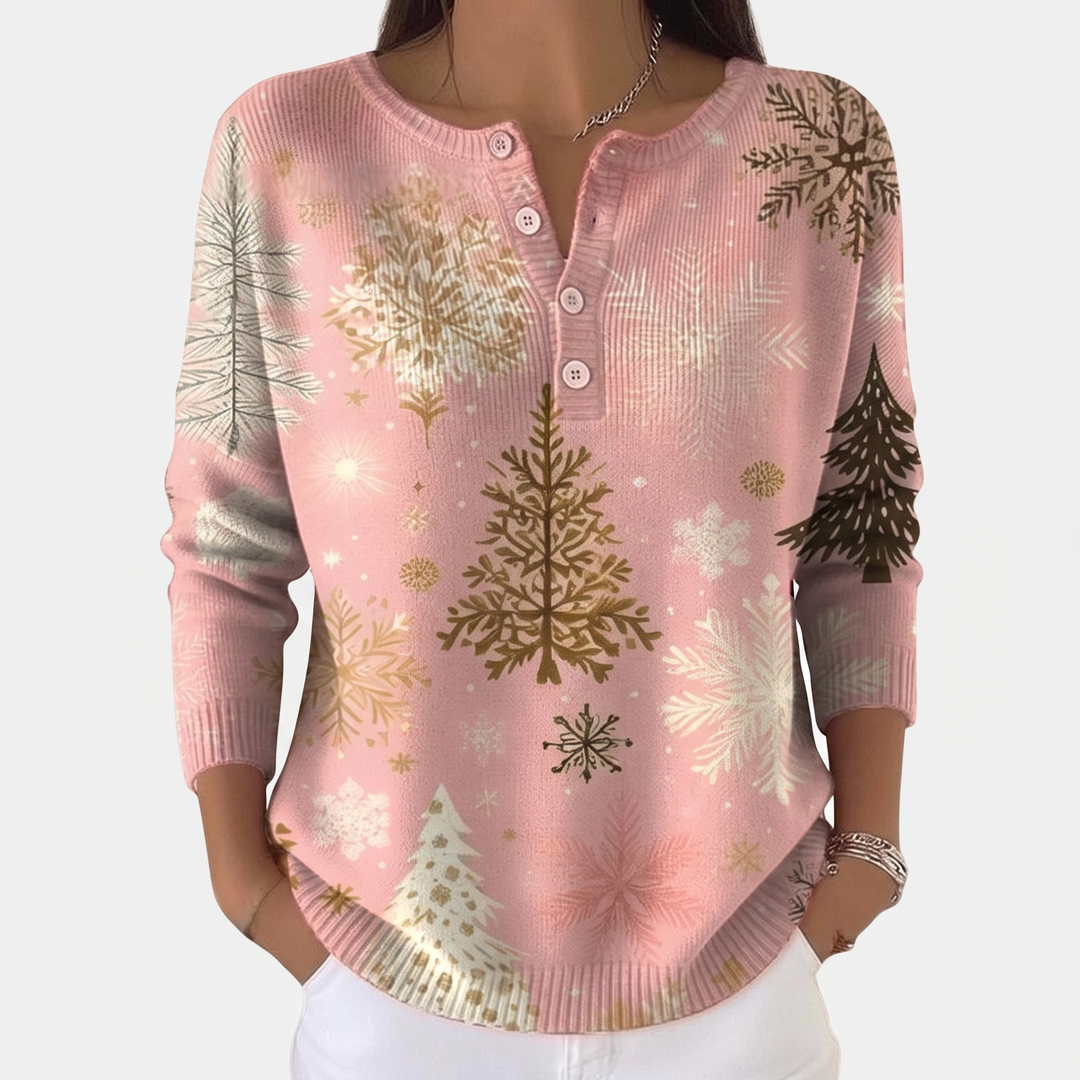 Pink Snowflake Gold