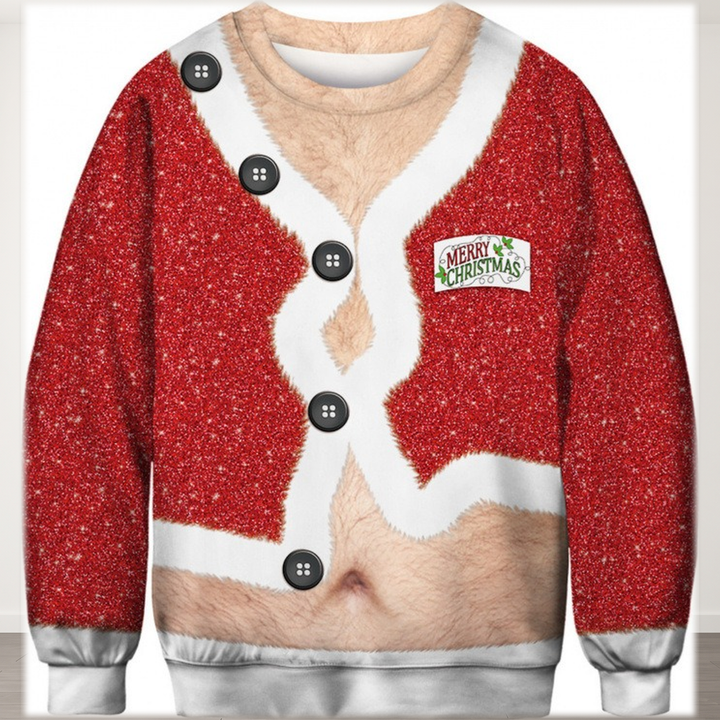 Red Glitter Santa Coat