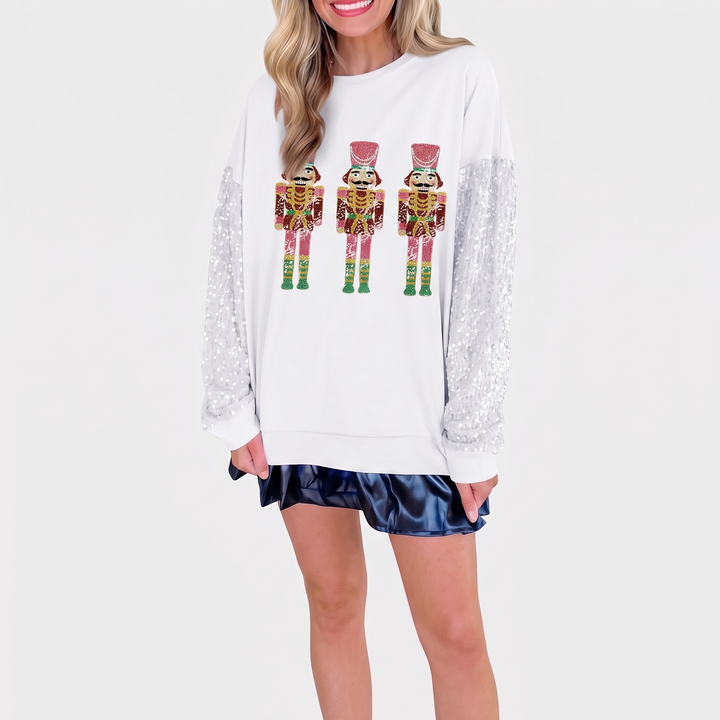 Ivory Nutcracker Print