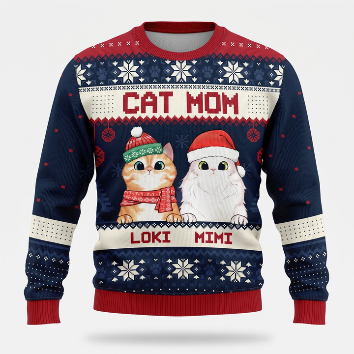 Navy Holiday Cat