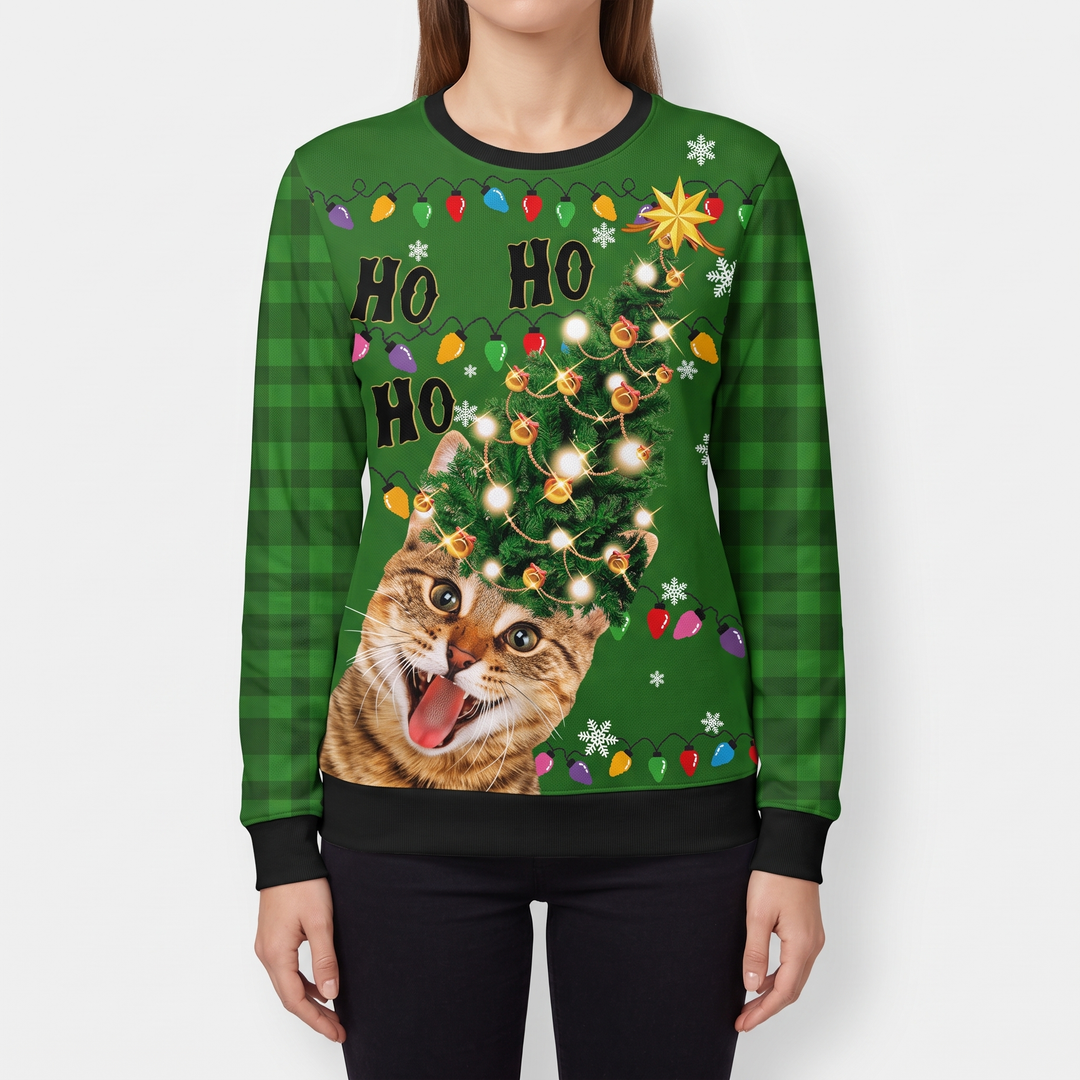 Green Plaid Cat